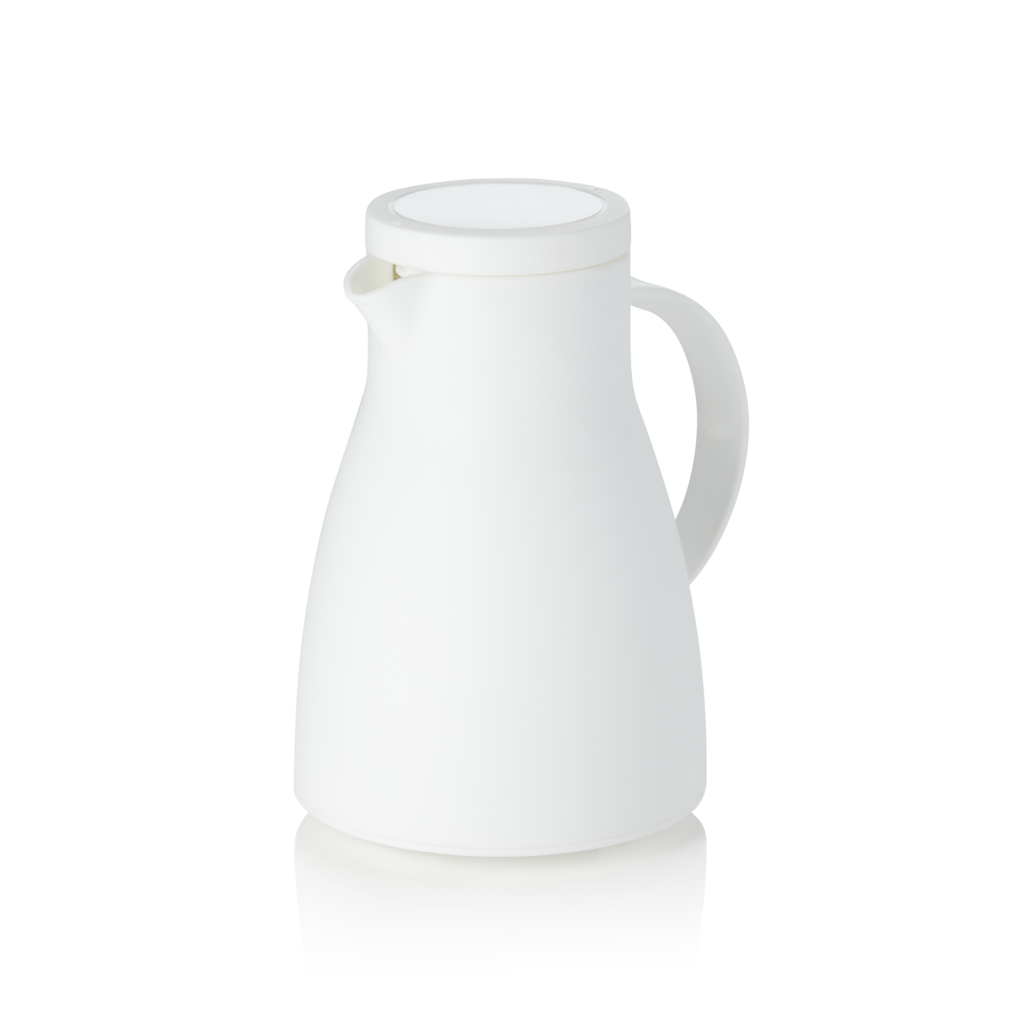 WAS Isolierkanne, 0,7 ltr., Ø 12,5 cm, Höhe 19,5 cm, weiß, Polypropylen