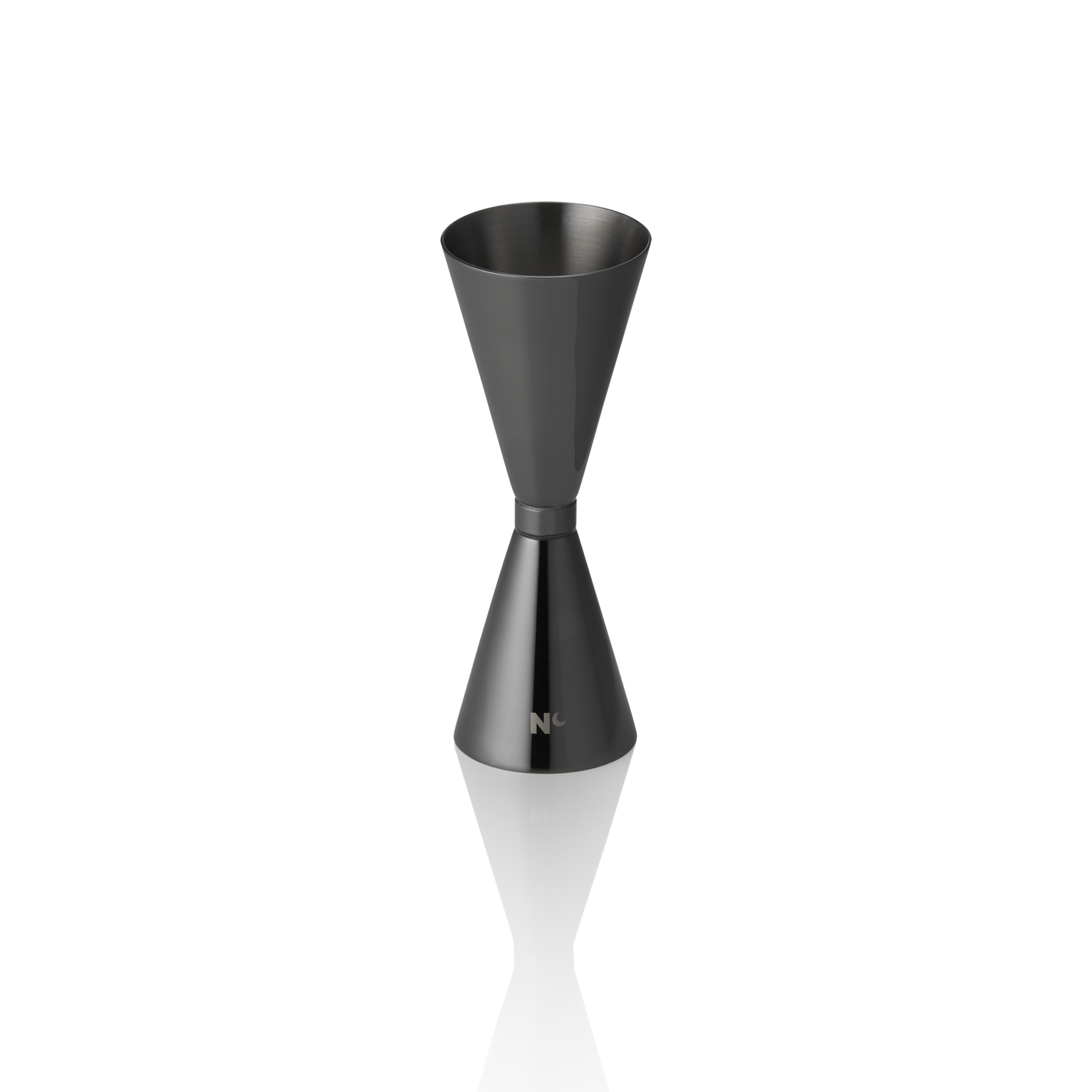 WAS Slim Jigger NOCTURN, 3/4,5 cl, Ø 4,5 cm, Höhe 12 cm, gun metal, Chromnickels