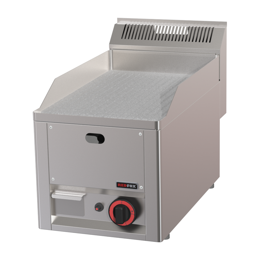 RM Gastro Grillplatte 32x48 Gas Durable Chrome geriffelt ohne Unterbauten / REDF