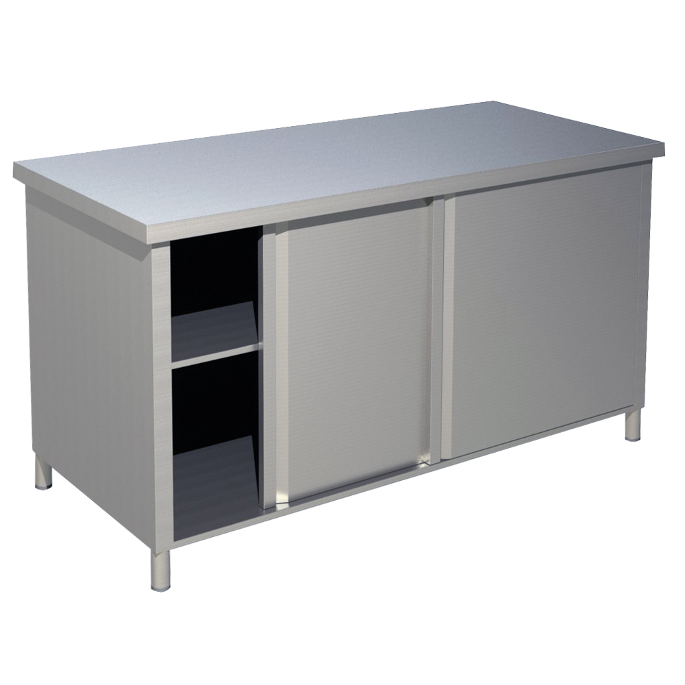 KBS Arbeitsschrank ohne Aufkantung B 200cm x T 70cm