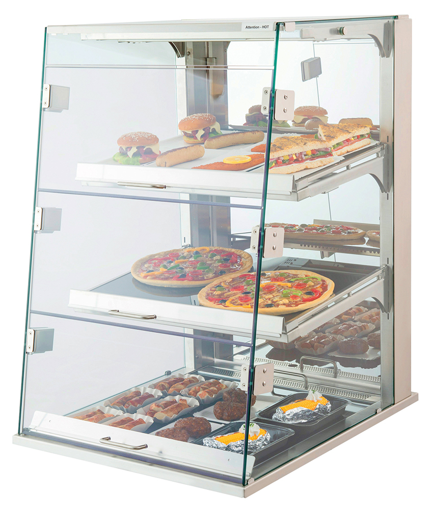 Nordcap Wärme-Präsentationsvitrine Hot Flaps 87