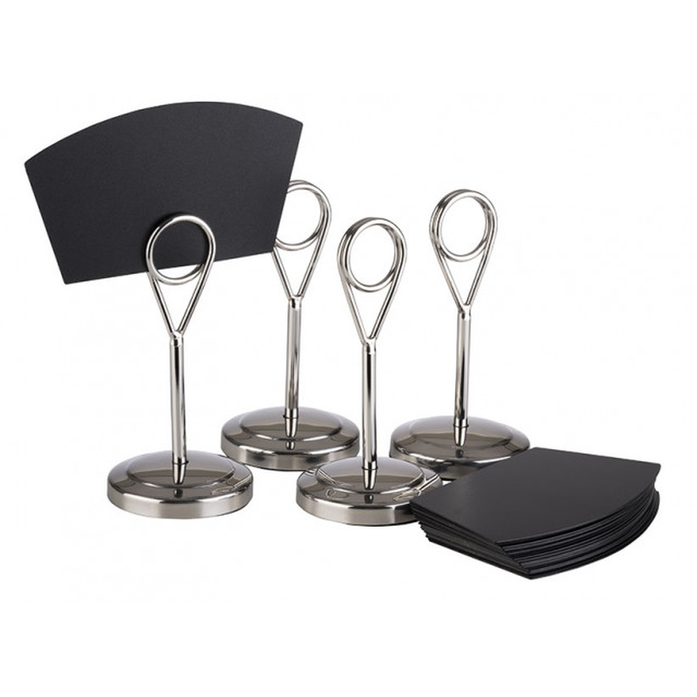 APS Kartenhalter, 4er Set Ø 5 cm, H: 10,5 cm
