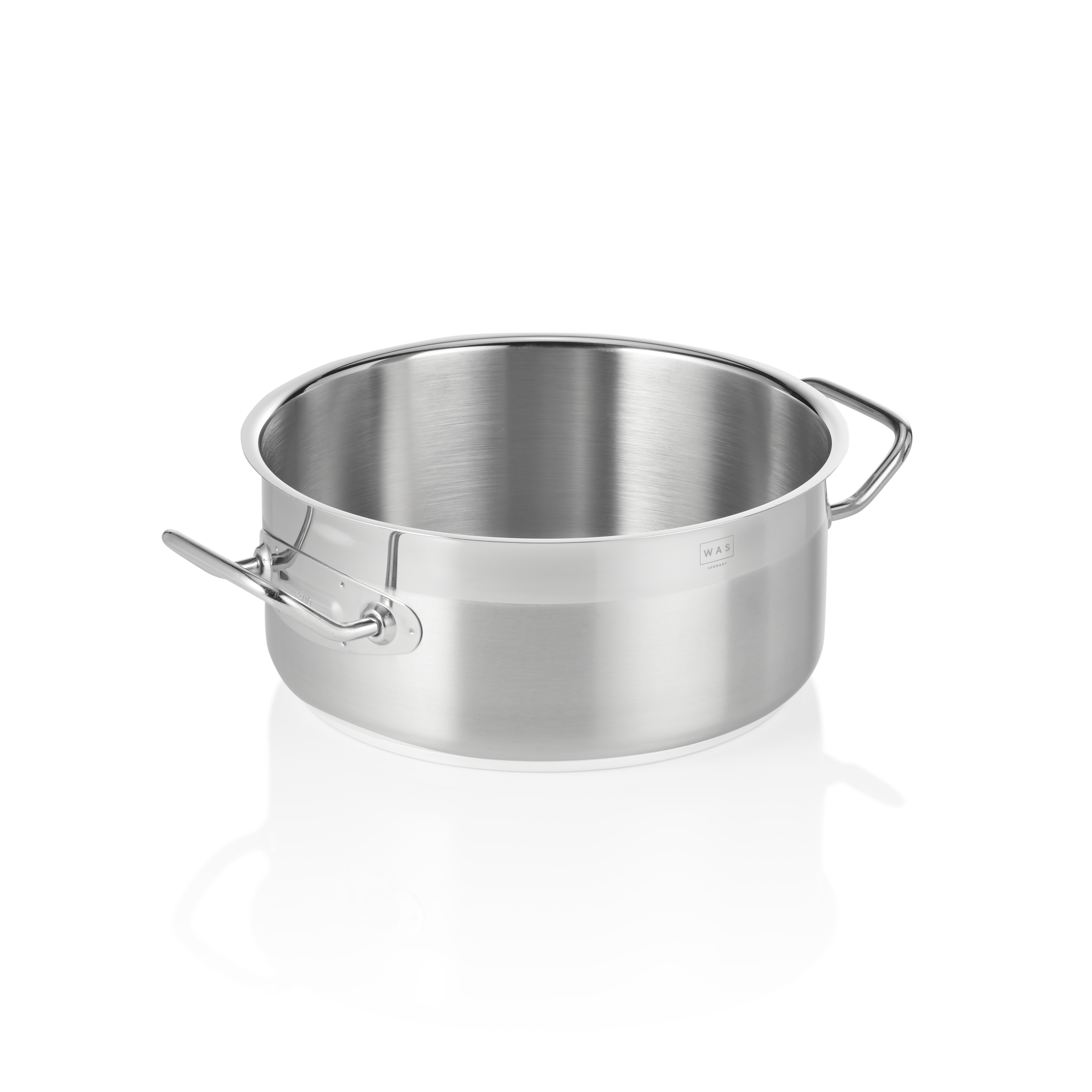 WAS Bratentopf COOKWARE 21, Ø 24 cm, 4,5 tr., Chromnickelstahl 18/10