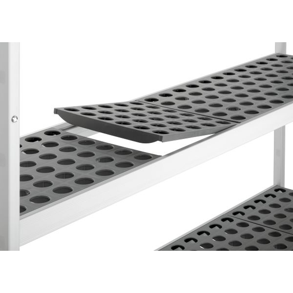 Bartscher Kit 3 Kühlzelle Standregal 1500x360x1800mm | Gastro Alu Regalsystem GN