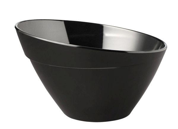 APS Schale -BALANCE- Ø 21 cm, H: 13 cm , Melamin, schwarz, 1,5 Liter