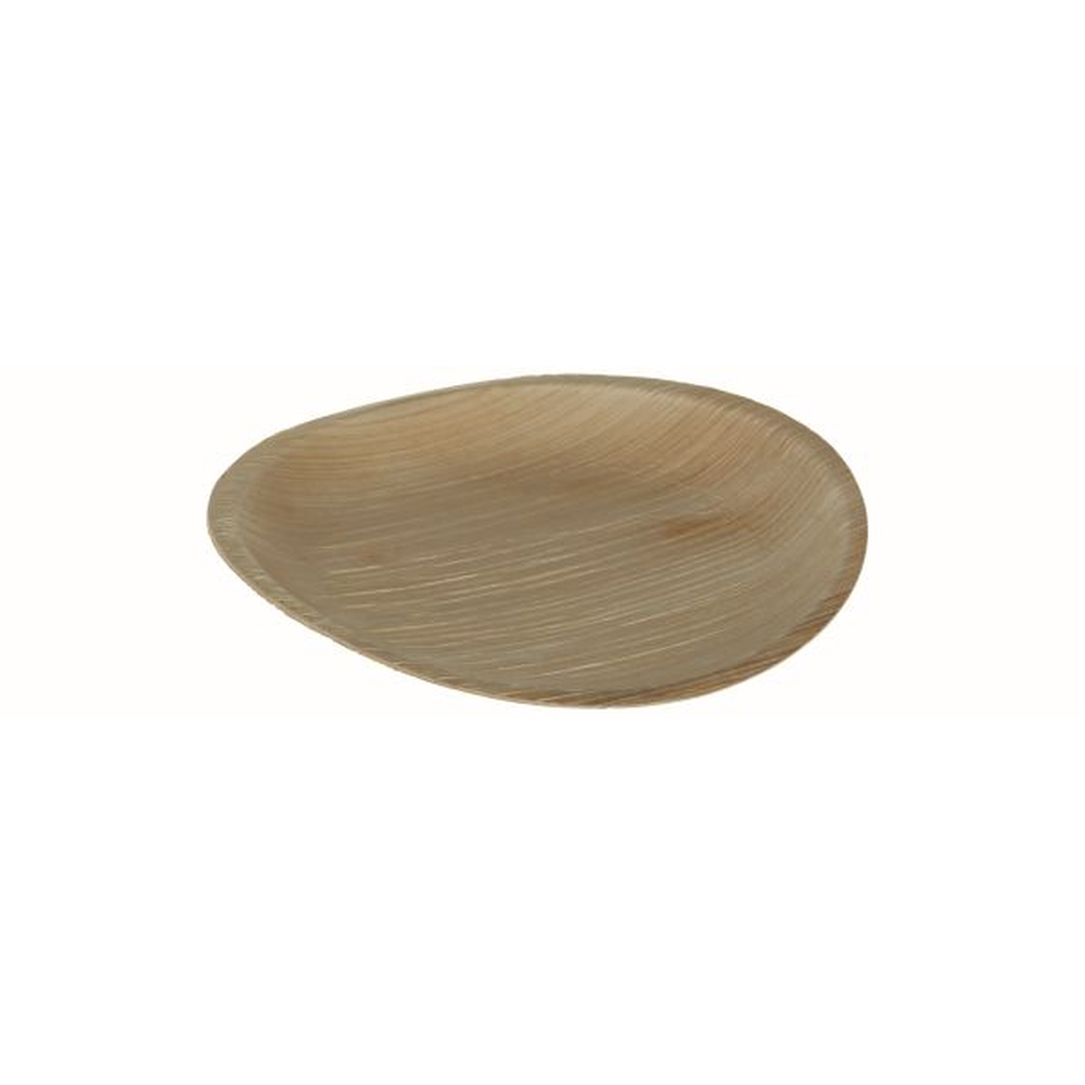 Pacovis Teller Palmblatt 17 cm, rund, Naturesse