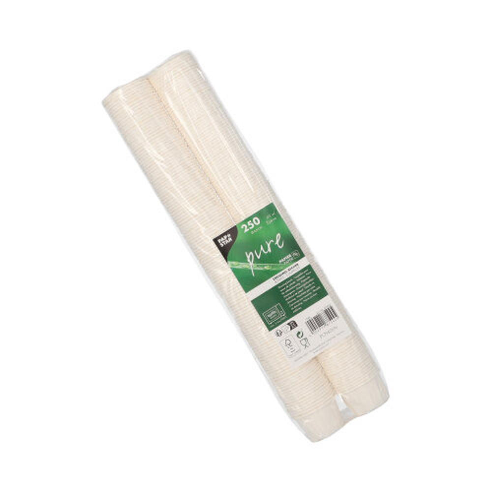 Papstar Dressingbecher, Papier "pure" rund 25 ml Ø 4,4 cm · 2,8 cm weiss