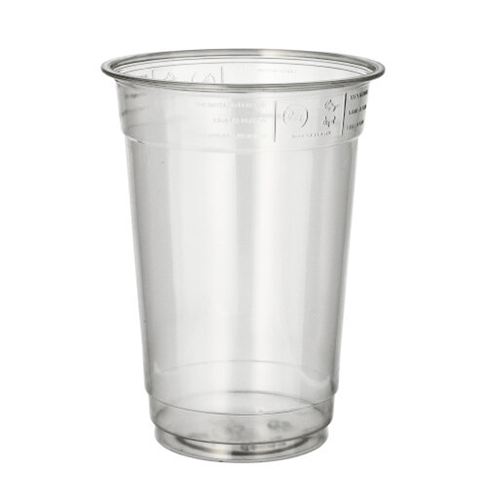 Papstar Trinkbecher "Hurricane", PET 0,4 l Ø 9,5 cm · 12,9 cm glasklar