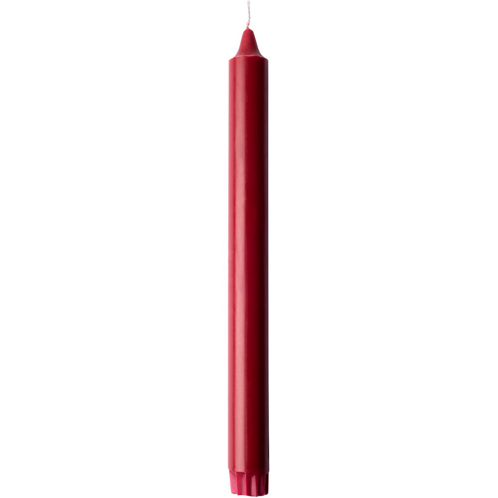 Duni Kronenkerzen 100% Stearin, 9h 250 x 22 mm bordeaux