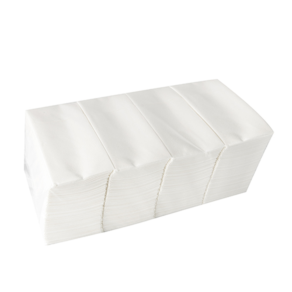 Papstar Bestecktaschen, Airlaid 40 cm x 33 cm weiss mit Besteckfalz