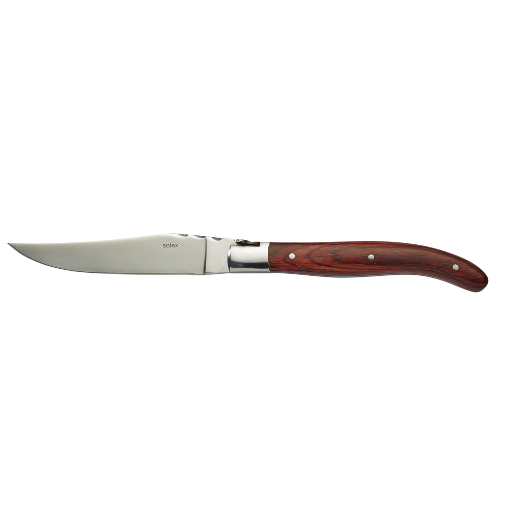 Solex BBQ Steakmesser dunklen Pakka-Holzgriff Serie BBQ 2100