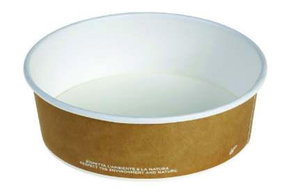 Pacovis Schale Kraft/PLA 690ml Ø150 x 60mm, nhaturesse Naturesse