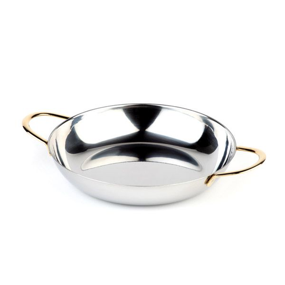 APS Servier- / Beilagenschale Ø 19 cm, H: 3,5 cm, 0,7 Liter , Edelstahl poliert