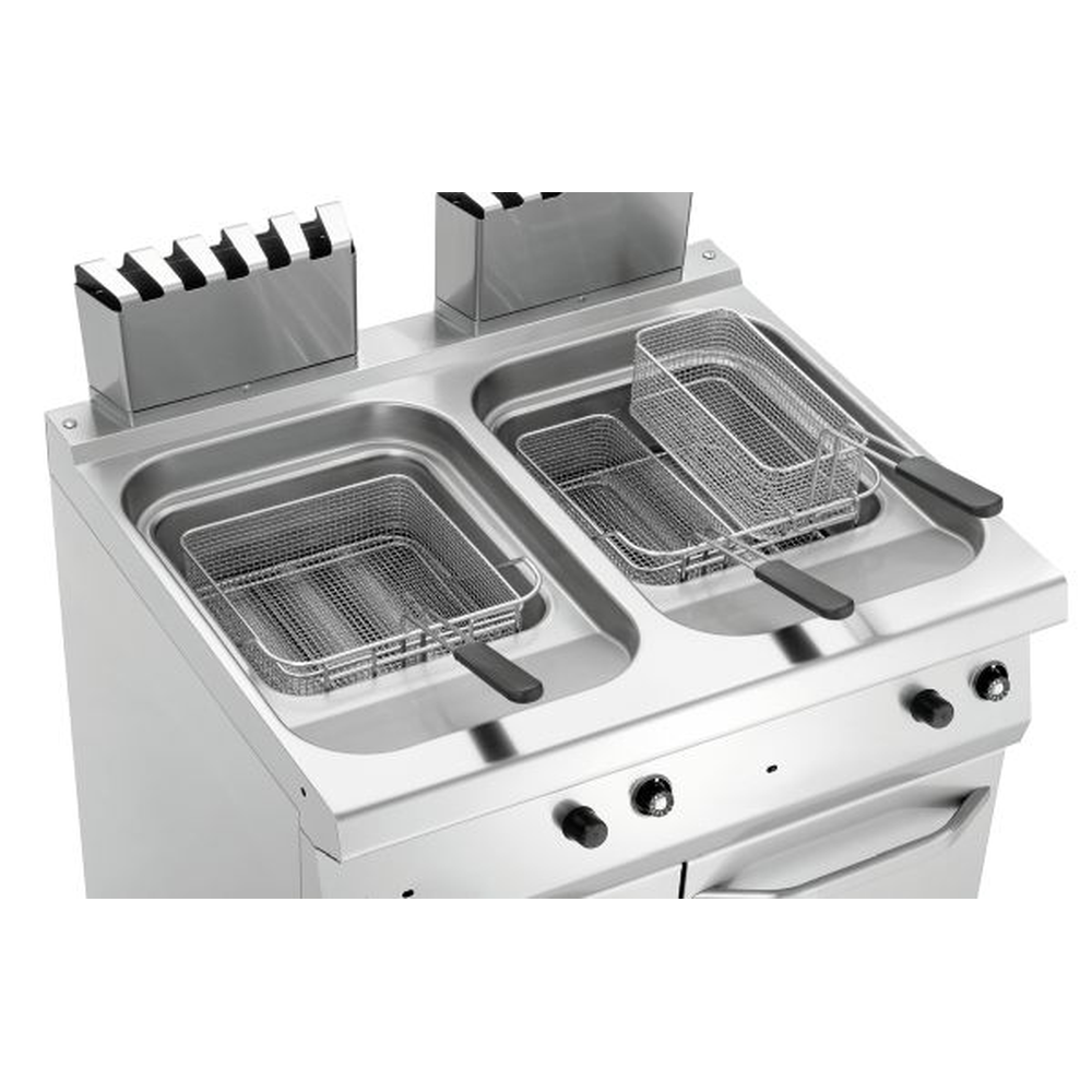 Bartscher Gas- Standfritteuse mit 2 Becken