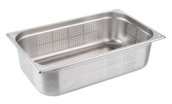 APS GN 1/1 Behälter, perforiert 53 x 32,5 cm, Tiefe: 150 mm , Edelstahl, 21 Lite