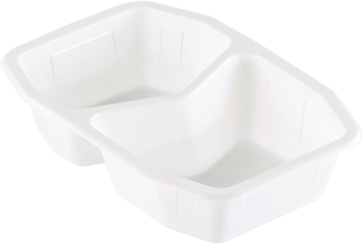 Duni PP-Schale HMR 2-geteilt 215 x 148 x 50 mm