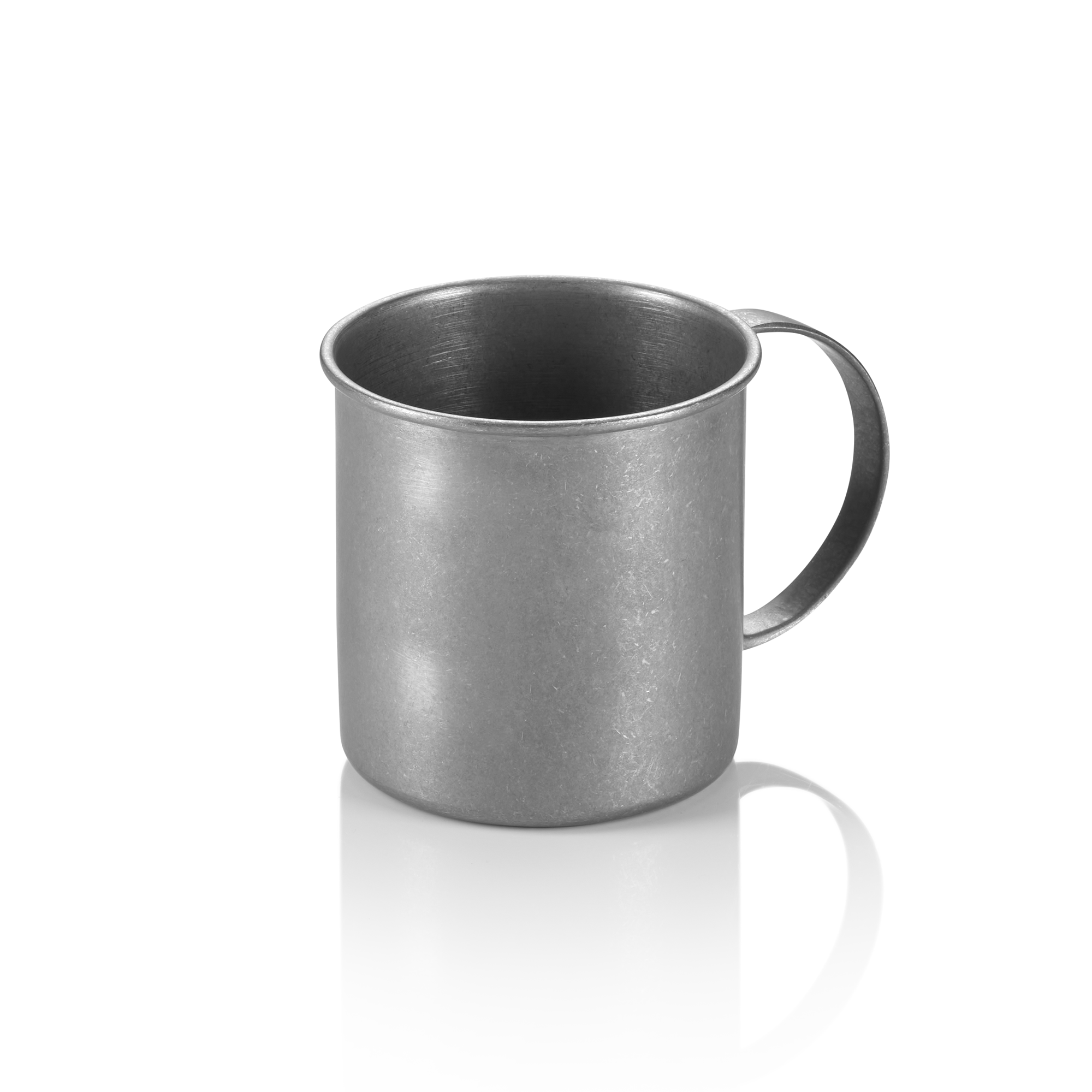 WAS Moscow Mule Set, 0,45 ltr., Ø 9 cm, Höhe 9 cm, vintage, Set á 2 Stück, Chrom
