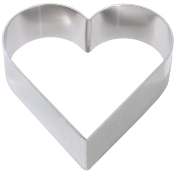 Contacto Alu-Tortenring HERZ 16 cm