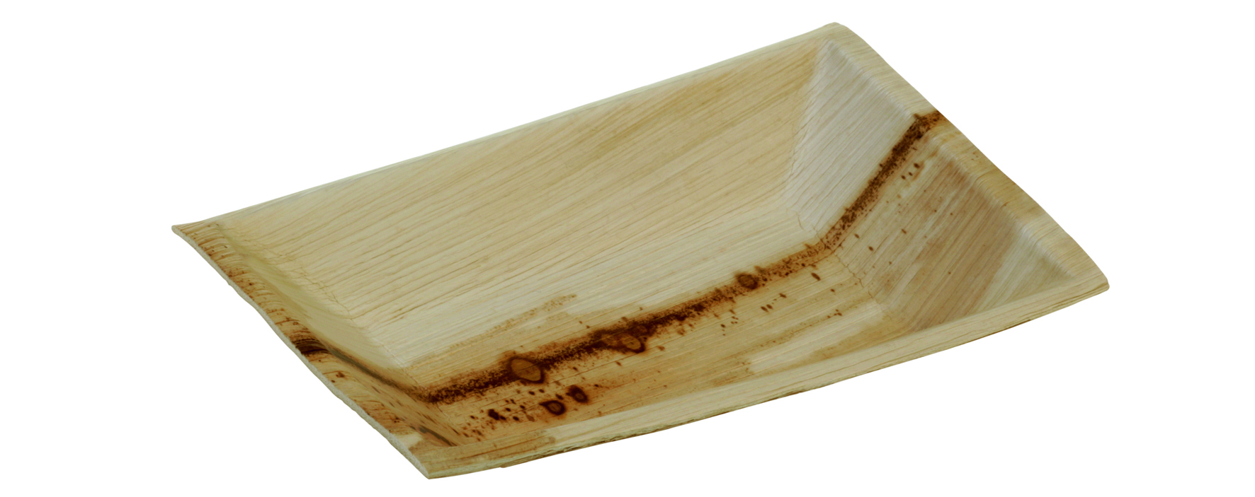 Pacovis Teller Cuadra Palmblatt, 170x120x25mm