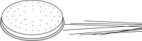 Neumärker Pasta-Scheibe Ø 57 mm Capelli d'Angelo