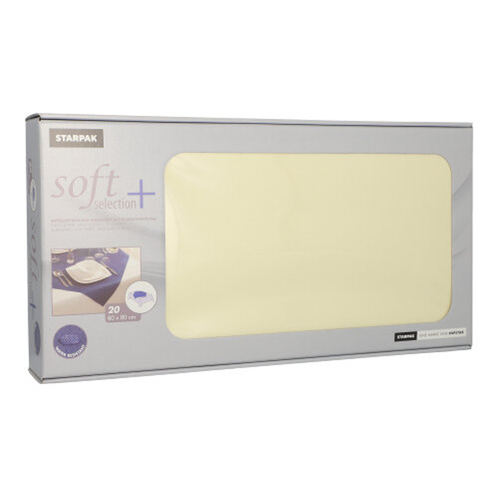 PAPSTAR Mitteldecken, stoffähnlich, Vlies soft selection plus 80 cm x 80 cm