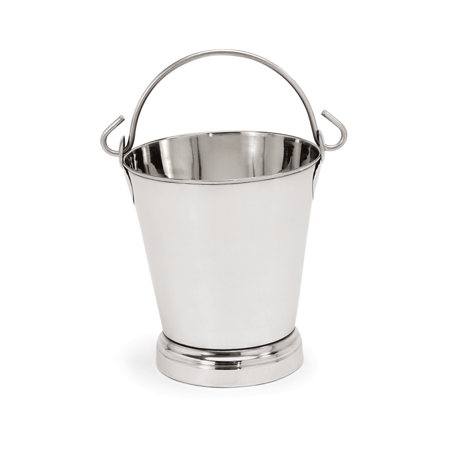 WAS Eimer mit Bodenreif, 10 ltr., Chromnickelstahl