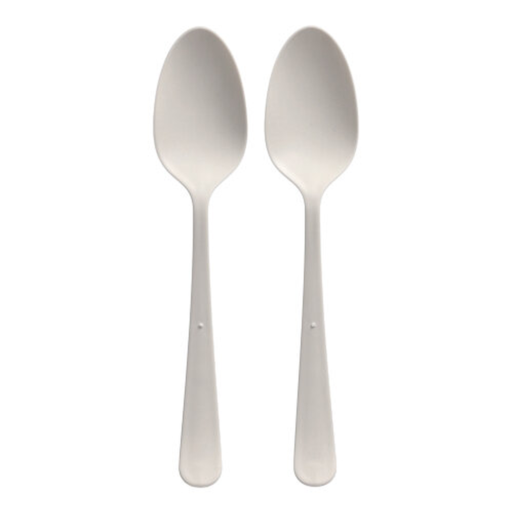 Papstar "Circulware" Mehrweg-Löffel PP-MF 19 cm weiss "Gaia" extra stabil