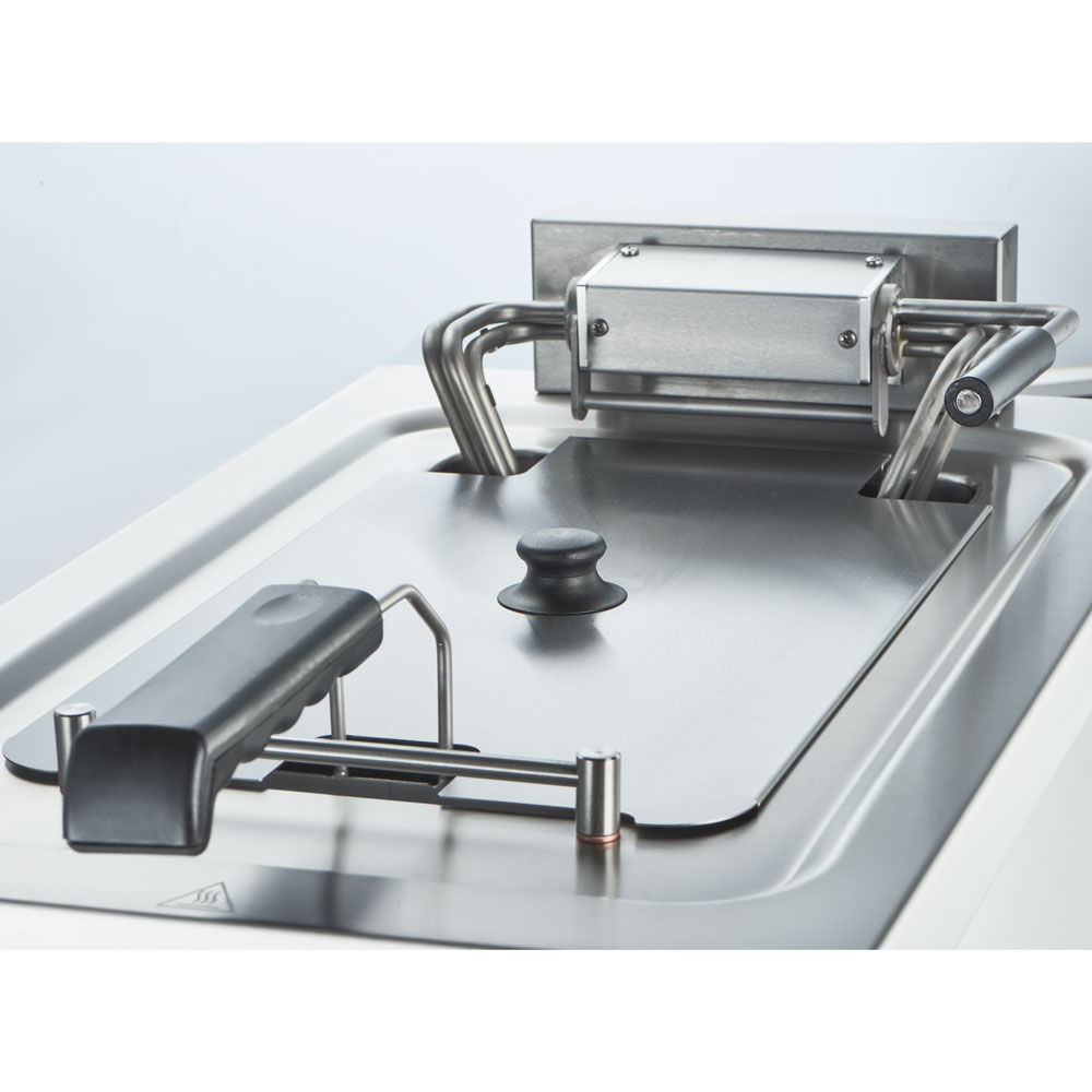 Stalgast Elektro-Fritteuse als Standgerät, Unterbau offen, 400x700x850 mm, 10 L