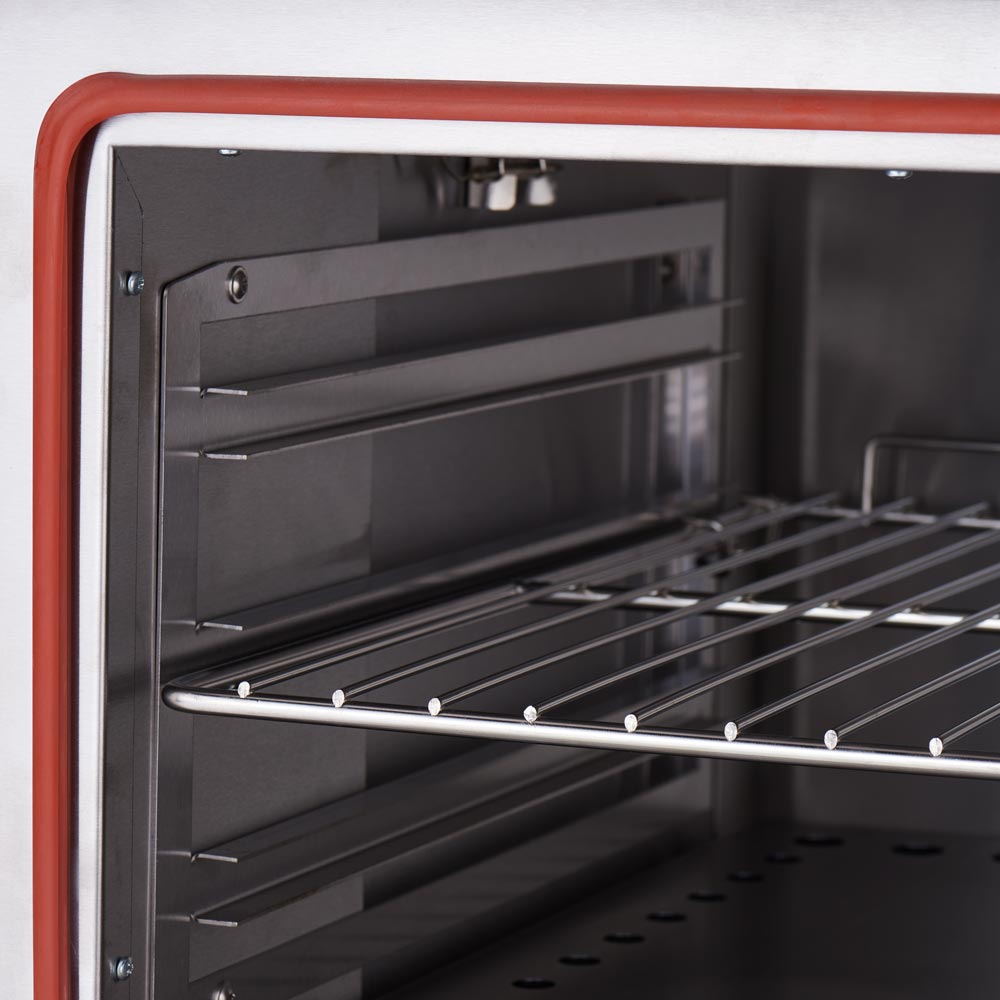 Stalgast Elektro-Herd mit 4 Kochplatten und statischem Backofen GN 2/1, Serie 70