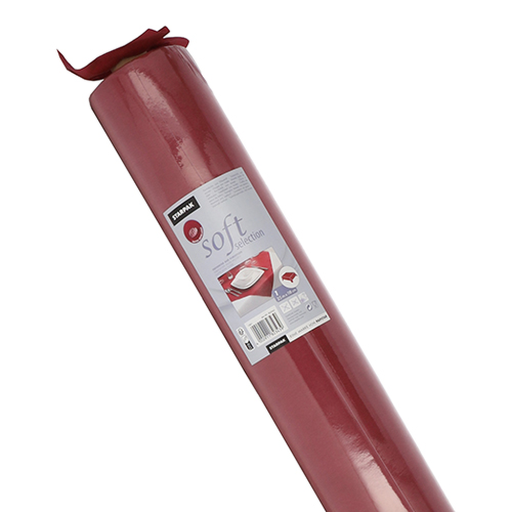 Papstar Tischdecke, stoffähnlich, Vlies "soft selection" 25 m x 1,18 m bordeaux