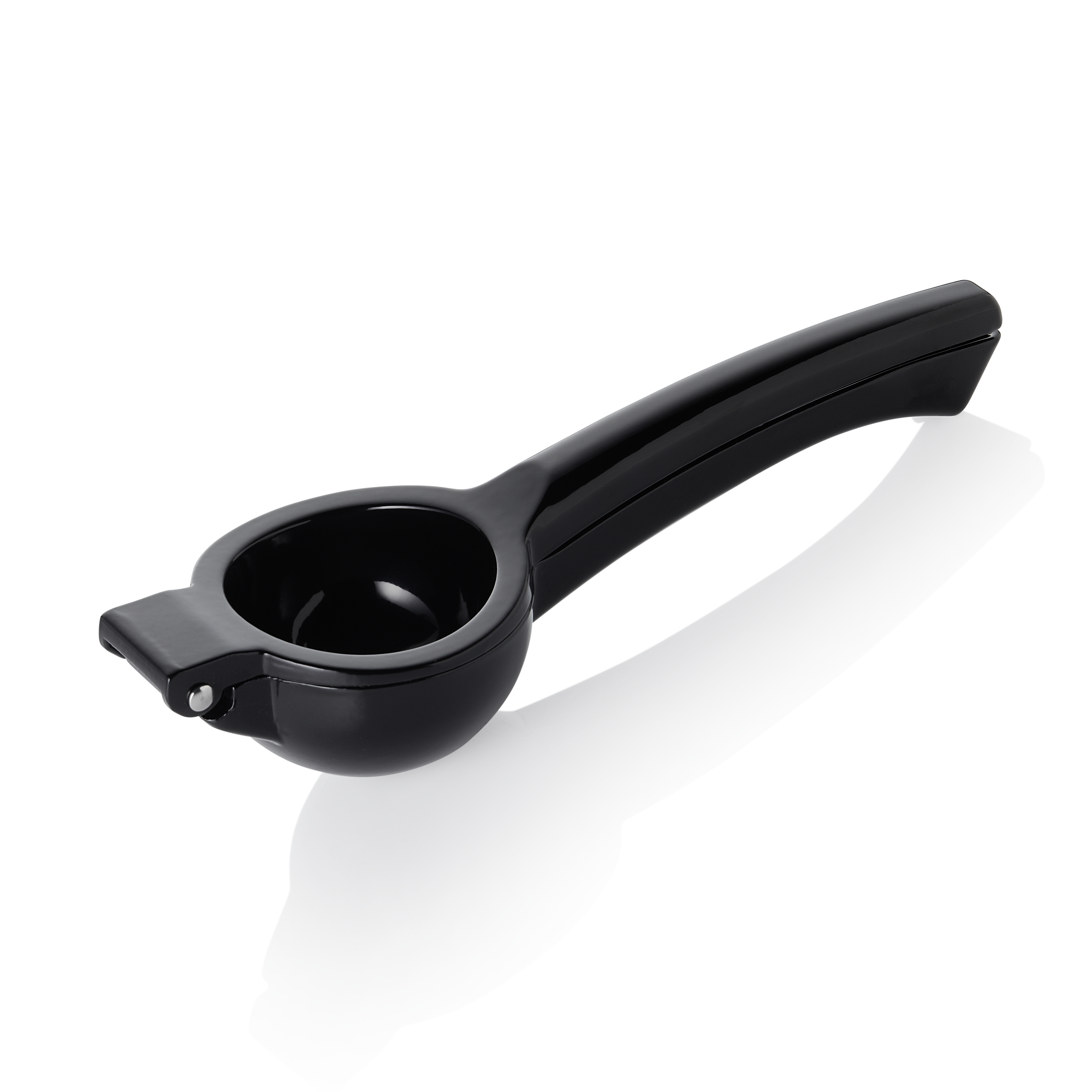 WAS Zitruspresse, Ø 6 cm, 22 x 7,5 cm, schwarz, Aluguss