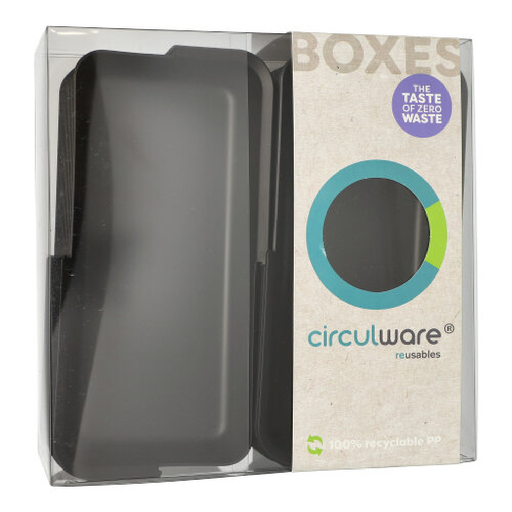 PAPSTAR Circulware Mehrweg-Schalen Mix & Match eckig 3 cm x 11,7 cm x 23,4 