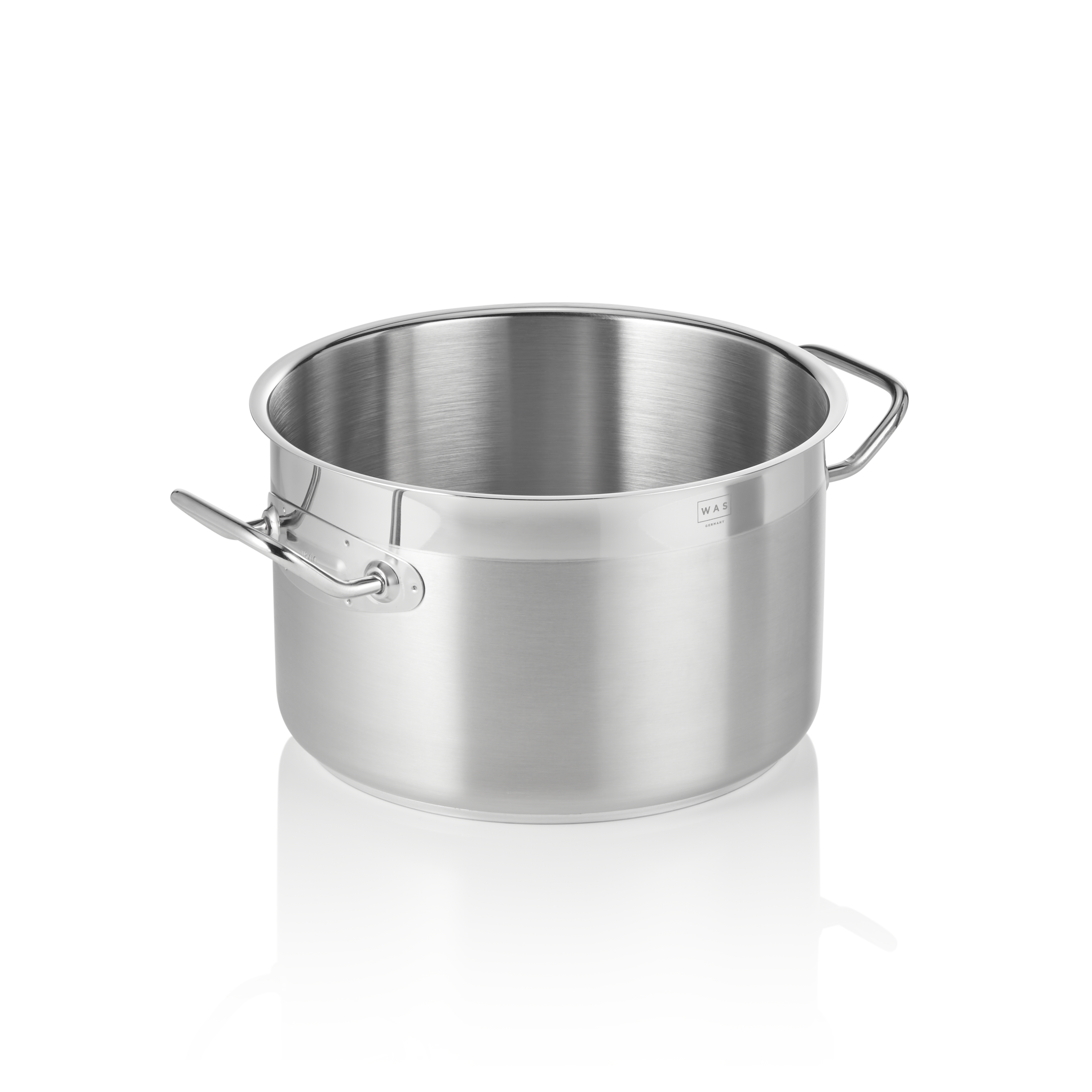 WAS Bratentopf COOKWARE 21, Ø 24 cm, 6,5 ltr., Chromnickelstahl 18/10