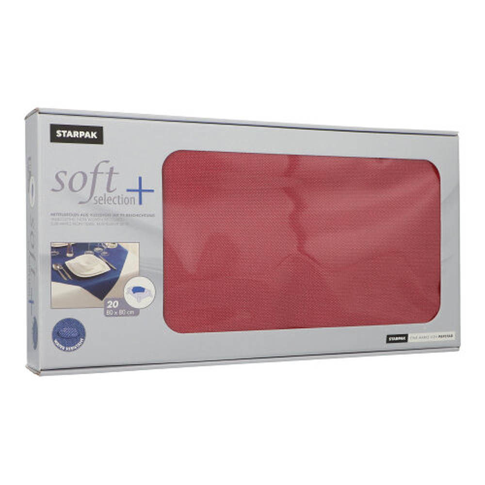 PAPSTAR Mitteldecken, stoffähnlich, Vlies soft selection plus 80 cm x 80 cm