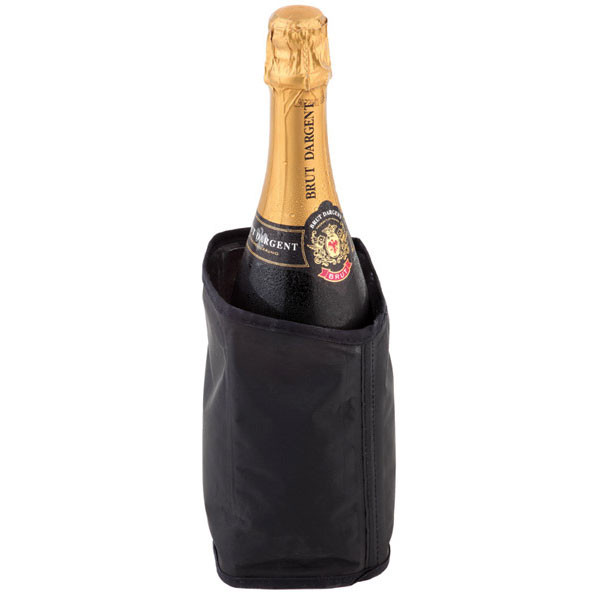 APS Kühlmanschette Ø 11 cm, H: 18 cm , Nylon, PE, schwarz