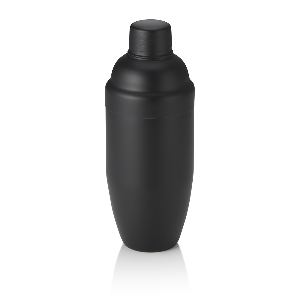 WAS Shaker Classic NOCTURN, 0,7 ltr., Ø 9 cm, schwarz matt, Chromnickelstahl 18/
