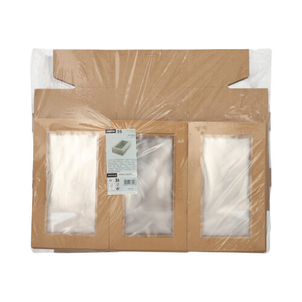 PAPSTAR Transport- und Catering-Kartons, Pappe eckig 8 cm x 15,3 cm x 25,5 cm