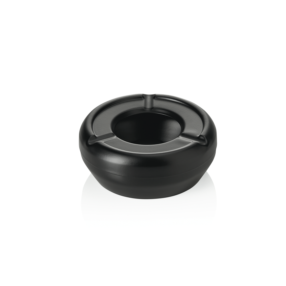 WAS Windaschenbecher, Ø 9,5 cm, schwarz pulverbeschichtet, Edelstahl