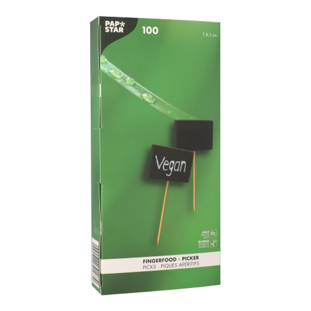 Papstar Fingerfood - Picker 8,5 cm "Blackboard"