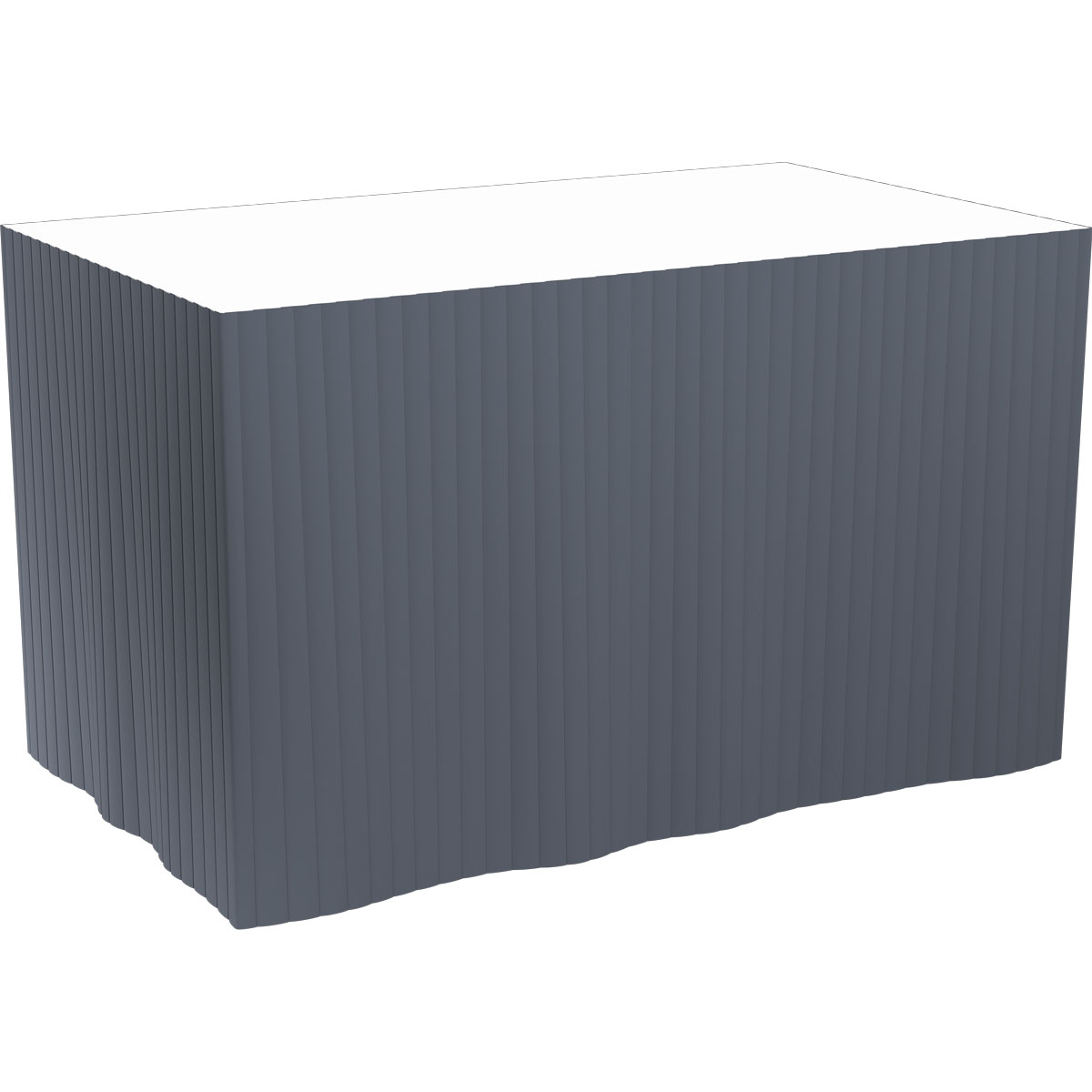 Duni Dunicel-Tableskirts, selbstklebend 72 cm, 5 Abschnitte à 4 m schwarz
