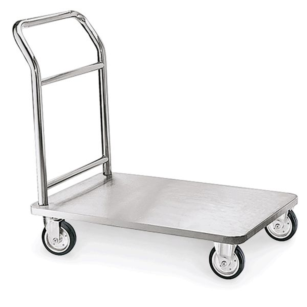 WAS Plattformwagen, 90 x 60 x 93 cm, Edelstahl