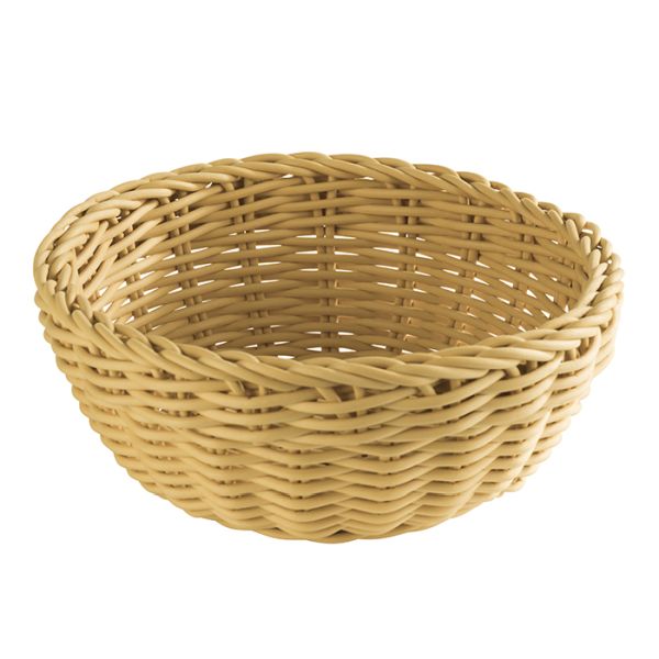 APS Korb, rund Ø 20 cm, H: 8 cm , Polypropylen, beige