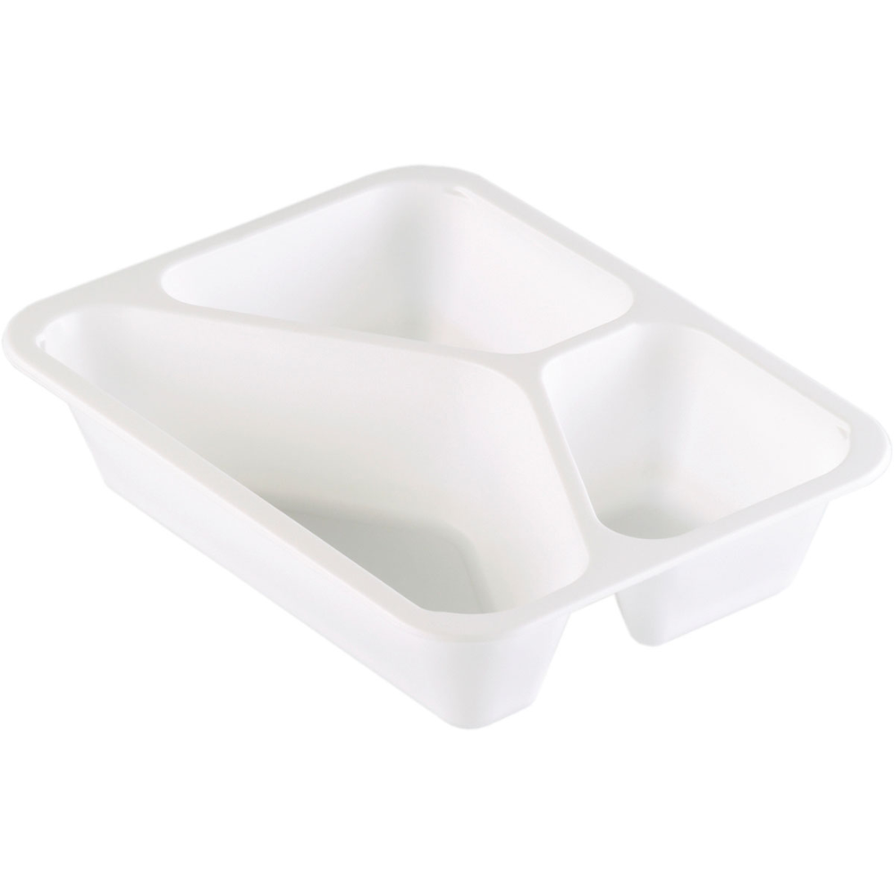 Duni PP-Schale Caterline 3-geteilt 227 x 178 x 50 mm