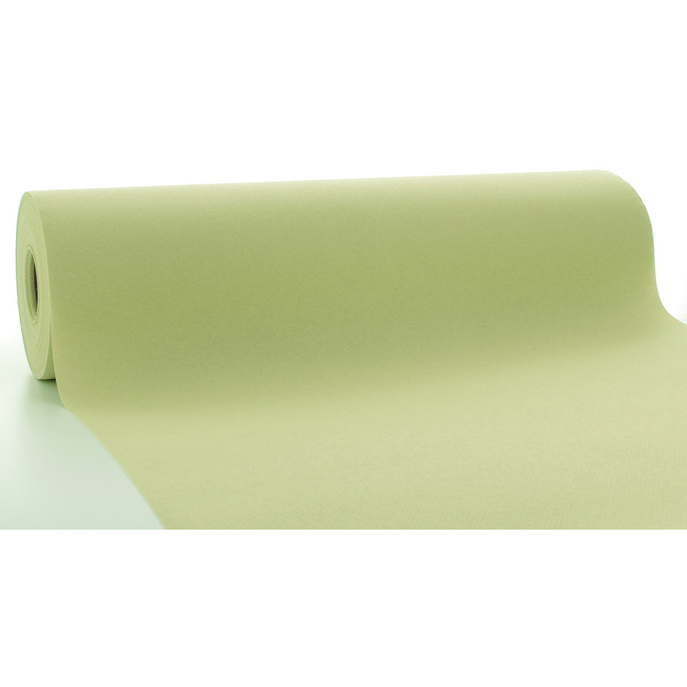 Mank Tischläufer Basic oliv 40 cm x 24 m