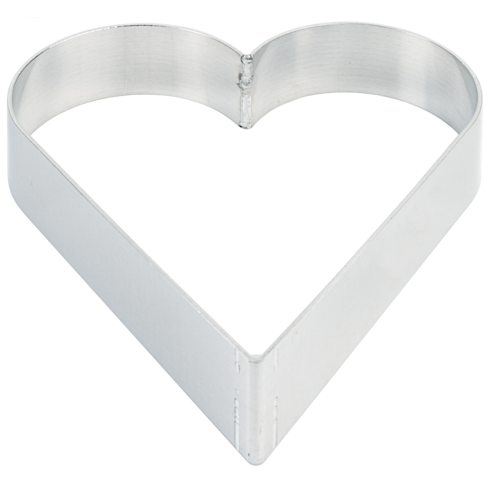Contacto Tortenring, Herzform 20 cm Länge: 20 cm, Breite: 20 cm, Höhe: 5 cm