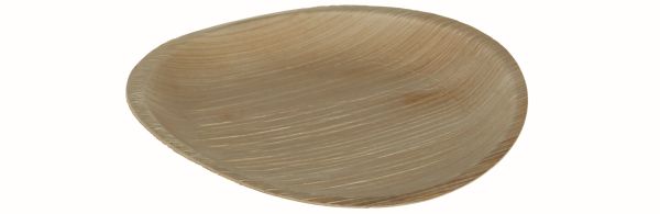 Pacovis Teller Palmblatt 17 cm, rund, Naturesse