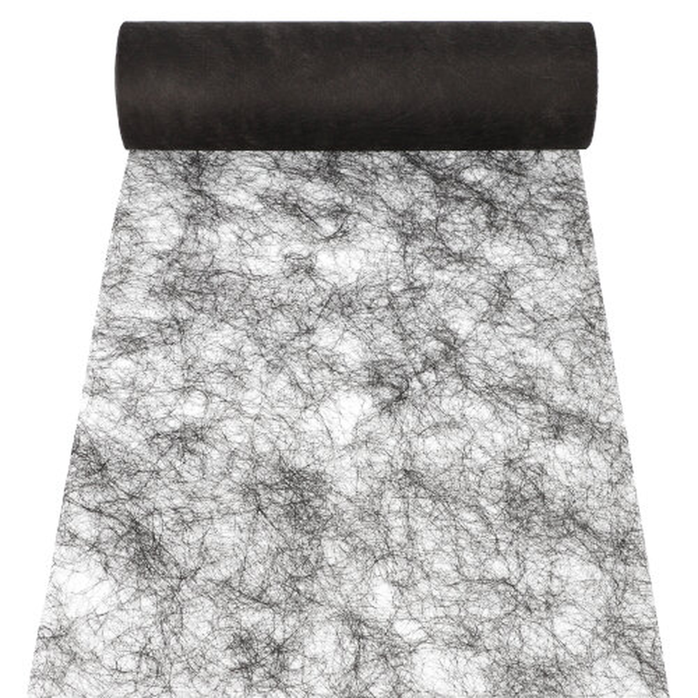 Papstar Dekoband "Sizoflor" 25 m x 30 cm schwarz