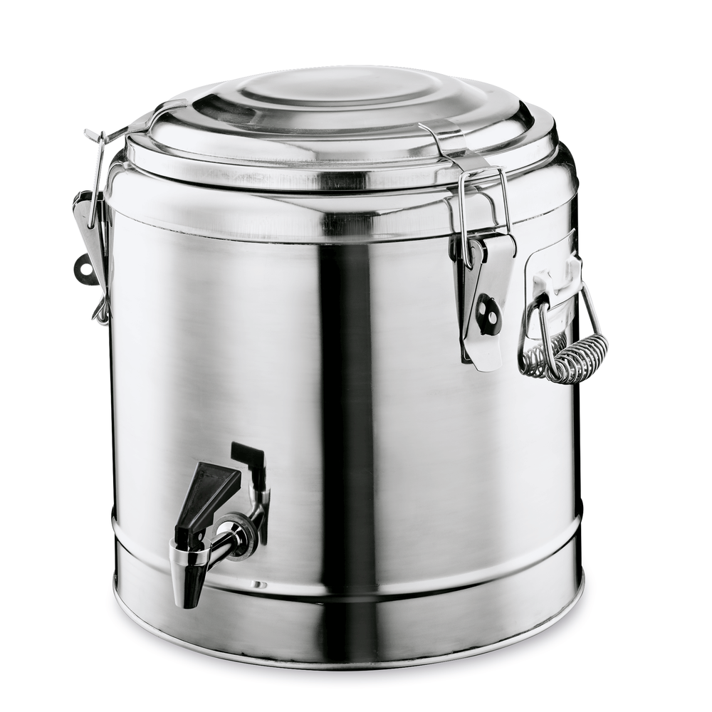 WAS Thermogetränkebehälter, 8 ltr., Ø 24 cm, Chromnickelstahl
