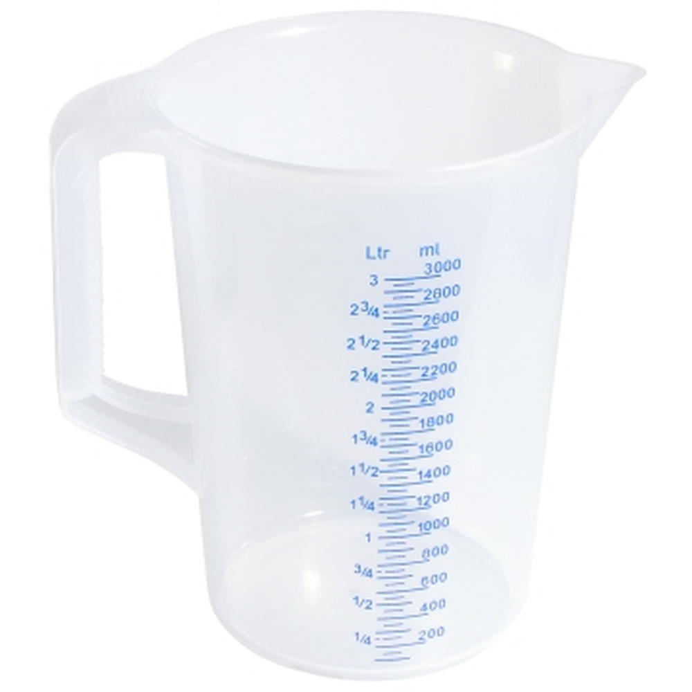 Contacto Messbecher, transparent 3 l