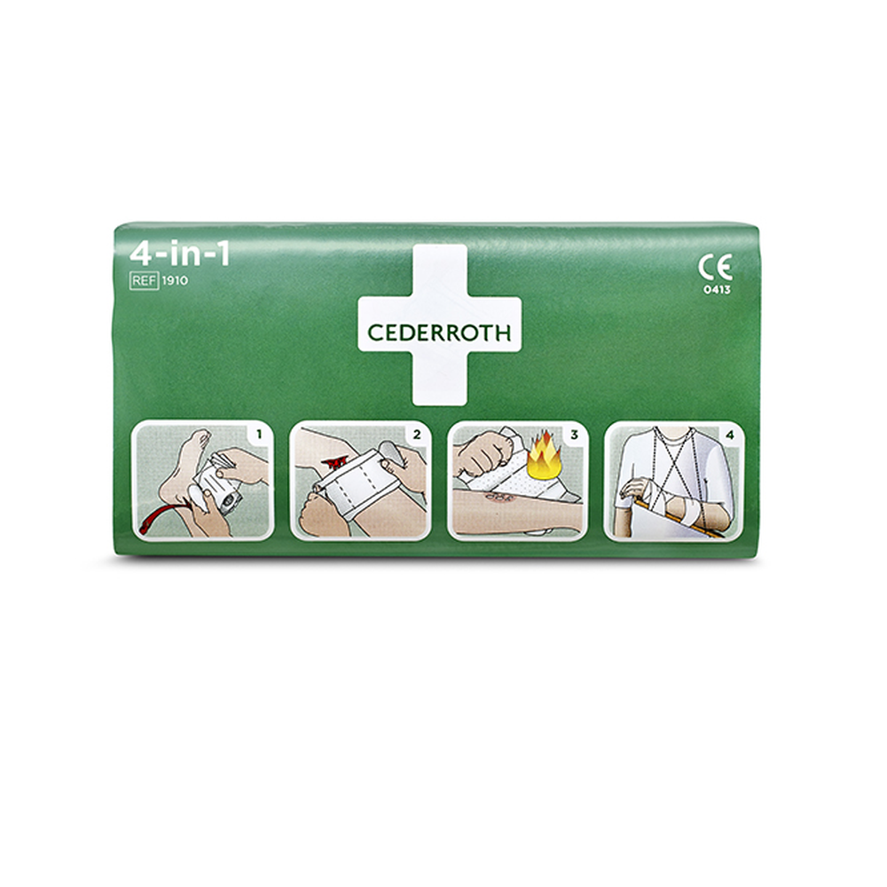 Papstar "Cederroth" 4 in 1 Blutstiller Wundverband Set, 3-teilig